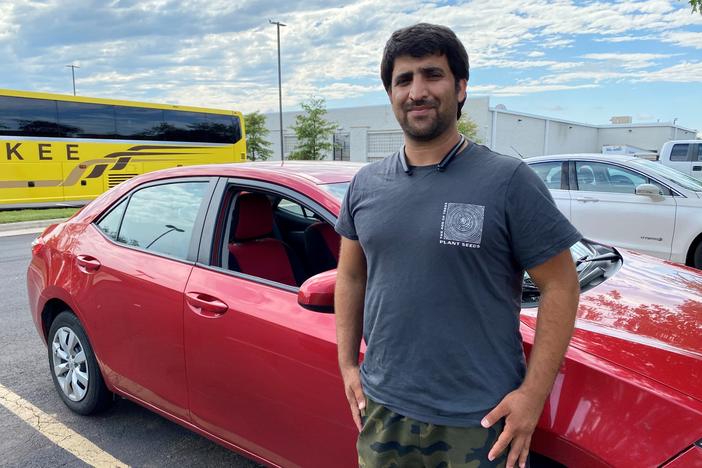 Ahmad Zai Ahmadi began interpreting for U.S. forces in Afghanistan when he was a teenager. Since coming to the U.S. as a recipient of a special immigrant visa, he has mainly relied on gig work to support his family.