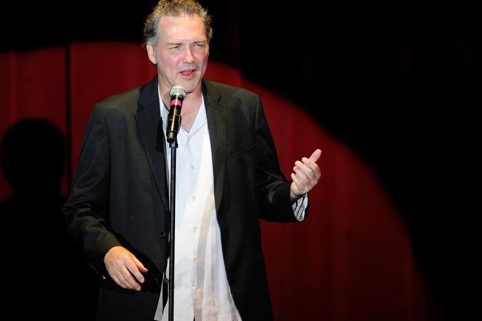 Norm Macdonald performs at the Orleans Hotel & Casino in Las Vegas in 2011. The Canadian comedian and actor died this week, nearly a decade after being diagnosed with cancer.