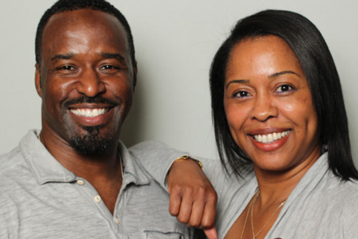 Anderson and Karen Lawson at their StoryCorps recording in Atlanta in 2015.