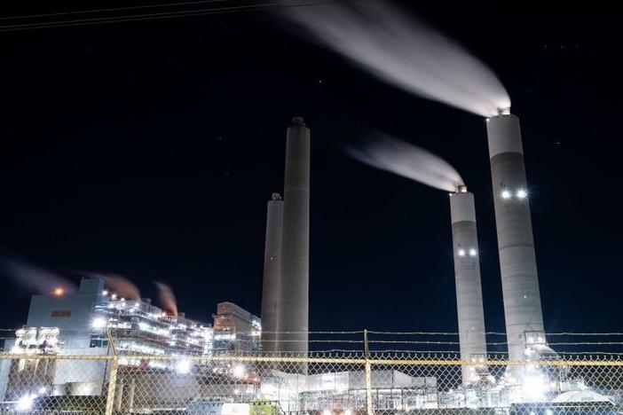 Meeting the goals of the Paris Agreement will require completely eliminating carbon dioxide emissions from coal-burning power plants like this one in Adamsville, Alabama