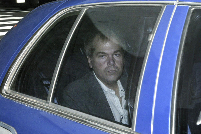 In November 2003, John Hinckley Jr. arrives at U.S. District Court in Washington, D.C. Starting in 2003, restrictions on Hinckley gradually lessened.