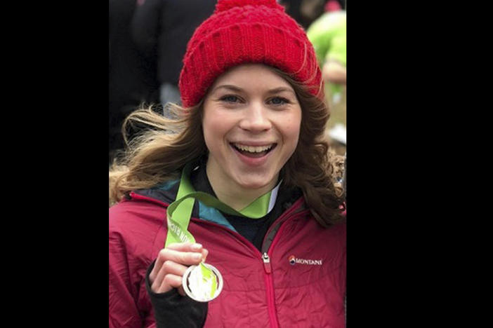 This undated file photo issued by the Metropolitan Police shows Sarah Everard, who disappeared while walking home from visiting a friend in south London on March 3.