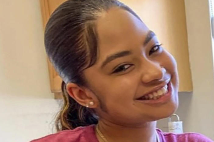 This photo provided by Orange County Sheriff's Office shows Miya Marcano in Orlando, Fla. The sheriff's office says she disappeared Friday shortly after 27-year-old maintenance worker Armando Caballero was seen letting himself into her apartment with a master key.