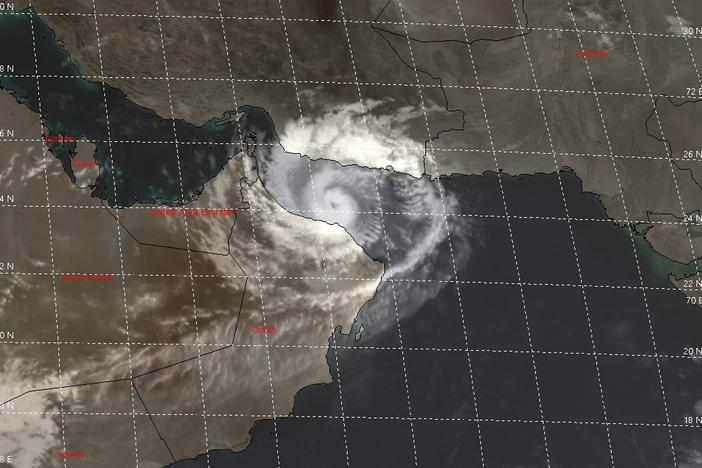 Tropical cyclone Shaheen reached Oman's coast in the early hours of Sunday morning. State officials have encouraged coastal residents to evacuate and all flights to and from the country's capitol, Muscat, have been suspended.