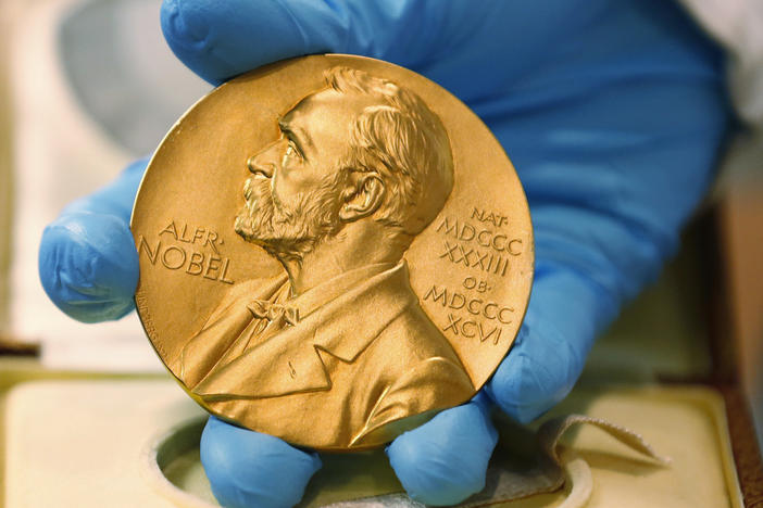 Syukuro Manabe and Klaus Hasselmann shared half of this year's Nobel Prize, and Giorgio Parisi was awarded the other half.