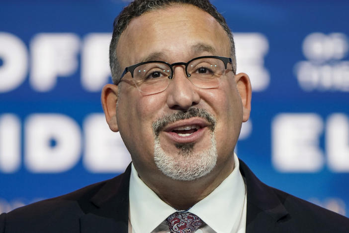 "Borrowers who devote a decade of their lives to public service should be able to rely on the promise of Public Service Loan Forgiveness," U.S. Education Secretary Miguel Cardona said on Wednesday.