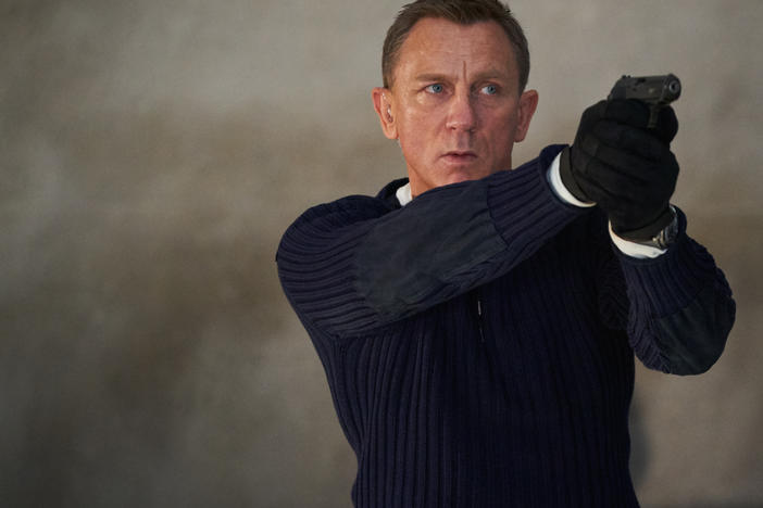 Daniel Craig as James Bond in No Time to Die.