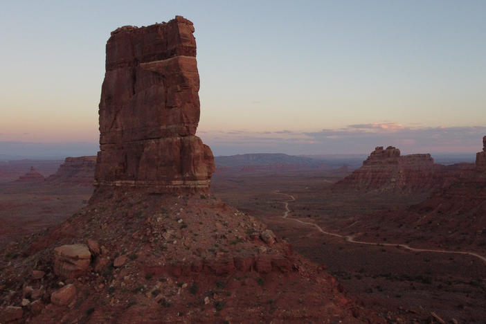 A view in The Valley of the Gods, part of the area that was removed from the national monument when Trump reduced it's size by 85% in 2017.