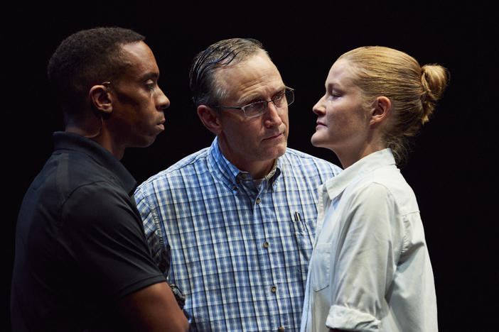 Will Cobbs and Pete Simpson play FBI agents interrogating Emily Davis's Reality Winner, in <em>Is This</em><em> a Room.</em>