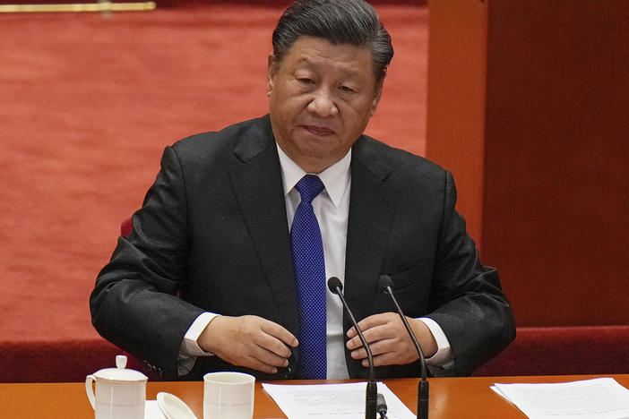 Chinese leader Xi Jinping said on Saturday that reunification with Taiwan must happen and will happen peacefully.