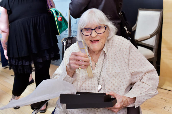 Ruthie Tompson at a screening at the 2018 TCM Classic Film Festival on April 28, 2018 in Hollywood, California. The legendary Disney animator passed away on Sunday at the age of 111.