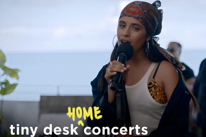 Camila Cabello performs a Tiny Desk (home) concert.