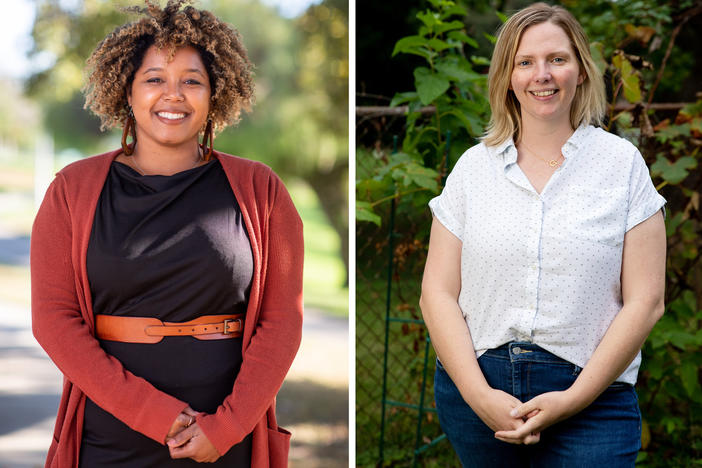 Zahra Nealy (left) and Victoria Chamberlin both stand to benefit from recent changes to the Public Service Loan Forgiveness program.