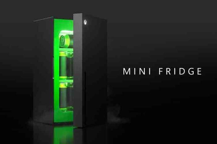 Microsoft's new Xbox mini fridge allows gamers to keep their drinks and snacks cool. The product sold out minutes after going up for preorder in the U.S., but is set to return in December.