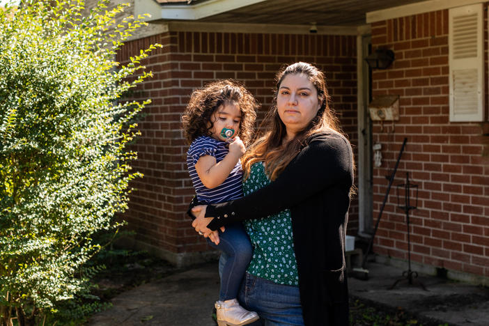 Erica Cuellar, her husband and her daughter moved in with her father in his home early in the pandemic, after she lost her job. She and her husband were worried they wouldn't be able to afford the rent on their house in Houston with only one income. In July 2020, the whole family tested positive for the coronavirus.