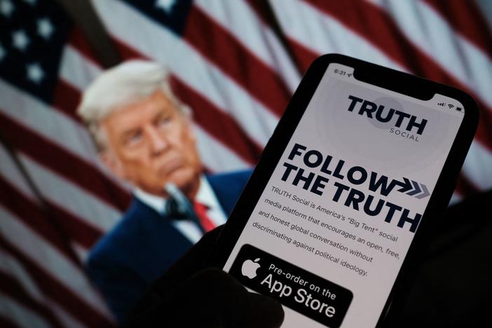 Investors in the company behind Truth Social are vowing to buy more shares to support former President Trump after his historic conviction.