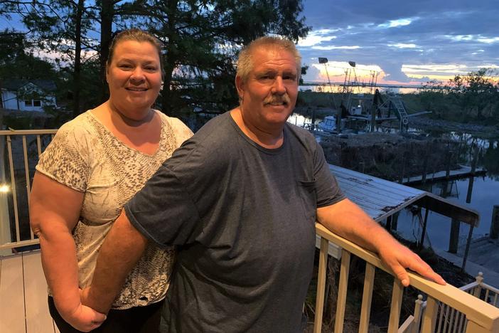 Tammy and Benny Alexie have been married for over 35 years. Until Hurricane Ida, they had lived in the same house in Barataria, La.
