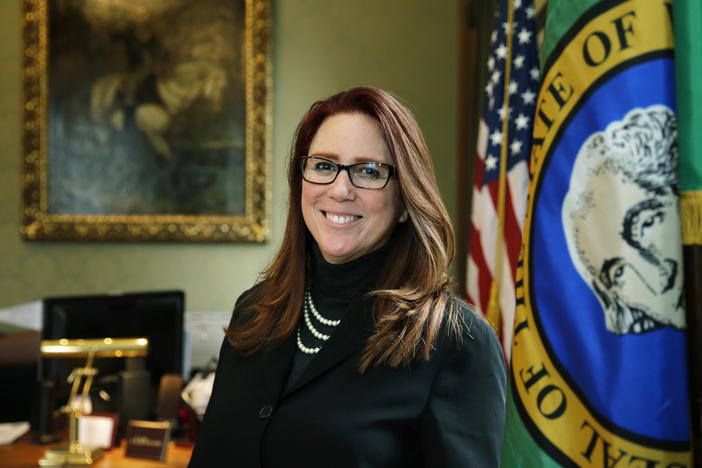 Washington Secretary of State Kim Wyman on Tuesday was named to a top post overseeing election security within the Cybersecurity and Infrastructure Security Agency.