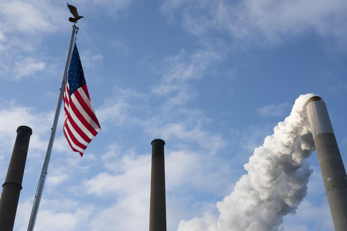 Emissions rise from a smokestack in Ohio. The United States has contributed more heat-trapping pollution than any country over time and has been the prime driver of global climate change.