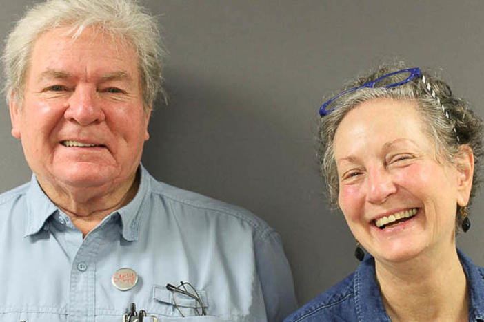 Bobby Huber and his sister, Fritzi Huber at a StoryCorps interview in Wilmington, N.C., in September.