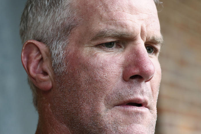 Brett Favre has repaid $600,000 in welfare money he accepted for speeches where he didn't appear, but the Mississippi attorney general could sue still Favre if he doesn't pay interest owed on the amount, the Mississippi auditor said Wednesday.