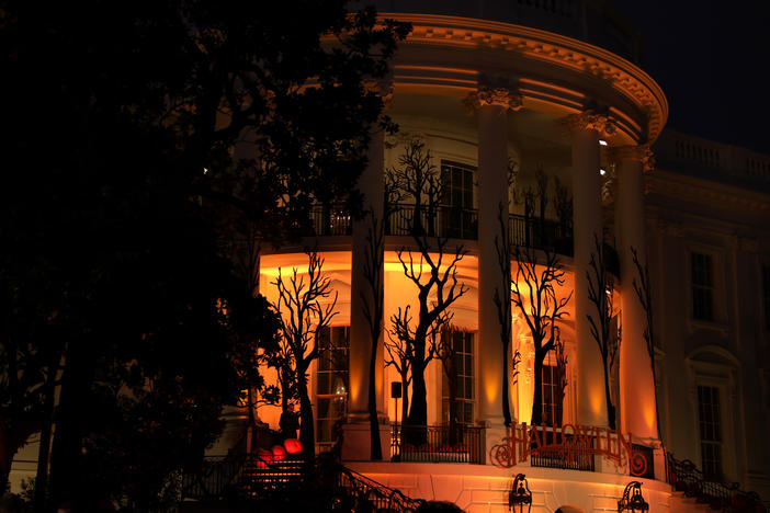 Decorations are seen during a Halloween at the White House event two years ago.