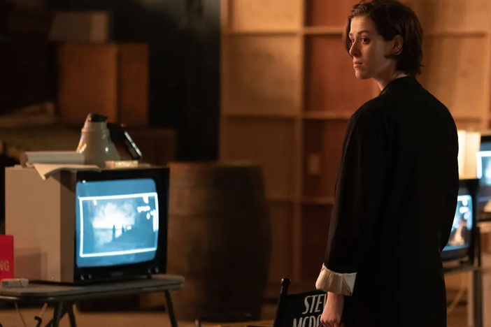 Honor Swinton Byrne is an up-and-coming filmmaker who's mourning the loss of her older lover in <em>The Souvenir Part II.</em>