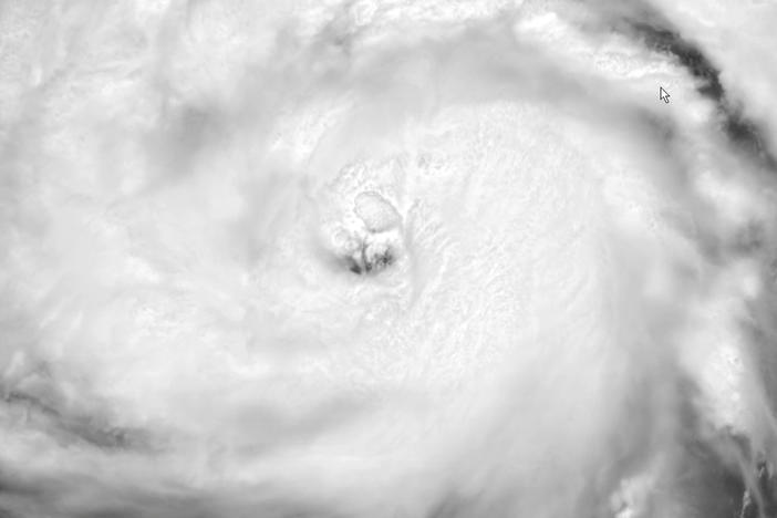 A satellite image provided by NOAA shows a view of Hurricane Ida, on Aug. 28, 2021. Ahead of the official June 1 start of the Atlantic hurricane season this year, NOAA forecast 13 to 20 named storms. The newly formed Tropical Storm Wanda makes 21.