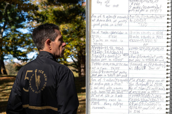 Larry Trachtenberg, one of the original athletes that completed the first New York City Marathon in 1970, will run the marathon's 50th edition this year. He kept his training log from the 1970 marathon.