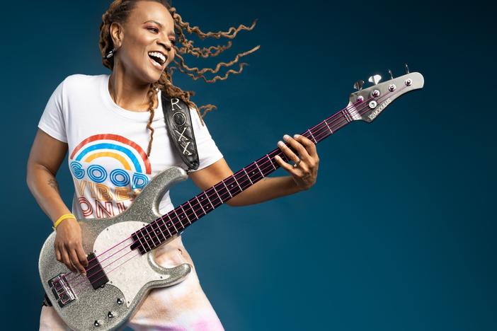 Bassist, songwriter and rapper Divinity Roxx has a new children's album & book project.