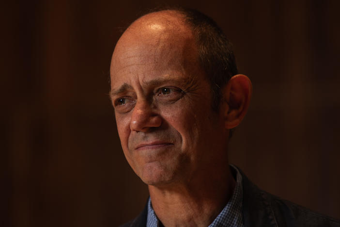 Damon Galgut in London's Royal Festival Hall in October.