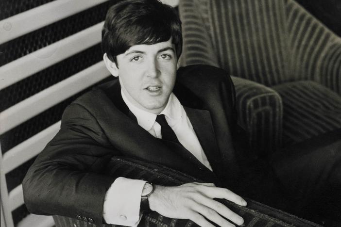 Paul McCartney, shown here in 1963, says the initial rush of Beatlemania "was the fulfillment of all our dreams."