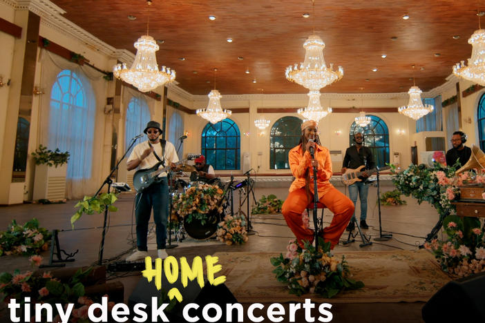 Tems performs a Tiny Desk (home) concert.