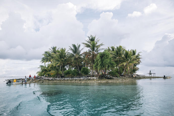 Teafua Tanu is an islet of Tokelau used by residents of Fakaofo atoll as a Catholic cemetery. Over the past two decades, the territory of Tokelau has proved extremely vulnerable to climate change and rising sea levels owing, partly, to its being a small land mass surrounded by ocean, and its location in a region prone to natural disasters.