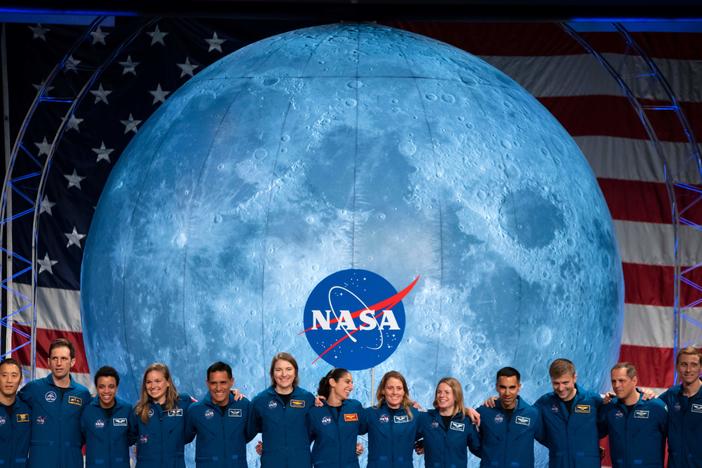 NASA's ambitions for putting astronauts on the moon have been delayed. Here, newly minted astronauts from NASA and the Canadian Space Agency are seen last year. They're the first candidates to graduate under the Artemis program, and could be eligible for assignments including the Artemis missions to the Moon, International Space Station, and missions to Mars.