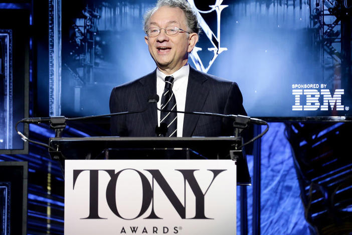 Costume designer William Ivey Long, then chairman of the American Theatre Wing, speaks at the Tony Awards nominations ceremony in 2014.