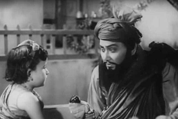 A still from the 1961 Hindi film <em>Kabuliwala</em>,<em> </em>directed by Hemen Gupta.