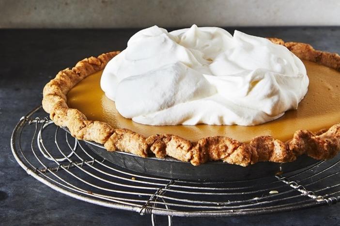 Samantha Seneviratne says her maple cream pie is very, very forgiving.