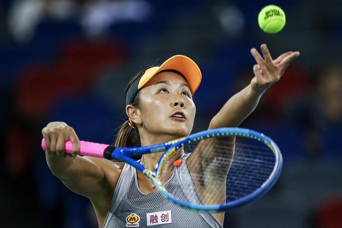 Peng Shuai is a former No. 1-ranked player in women's doubles and has won titles at Wimbledon in 2013 and the French Open in 2014.
