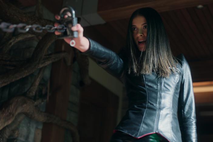 Laysla De Oliveira as Dodge in <em>Locke & Key.</em>