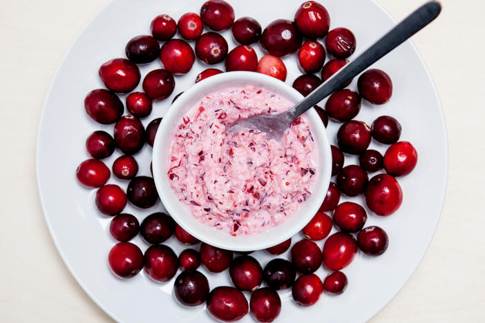 Mama Stamberg's cranberry relish recipe.