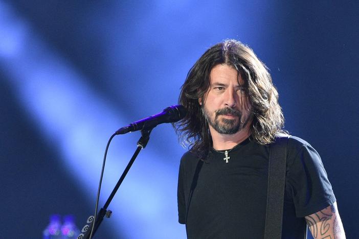 Dave Grohl performs onstage during the taping of the 2021 "Vax Live" fundraising concert at the in Inglewood, Calif.