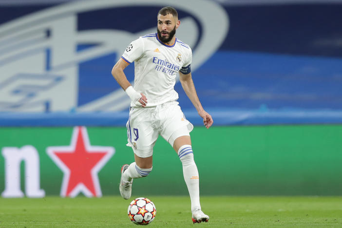 Karim Benzema of Real Madrid CF, shown here at a match earlier this month, has been found guilty in a blackmail case.