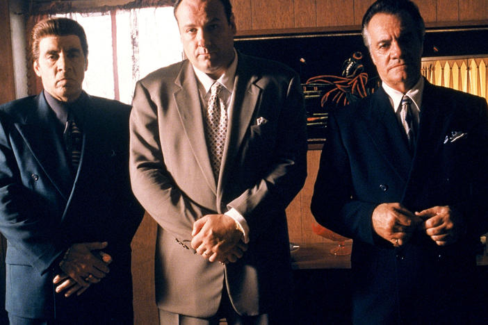 Steven Van Zandt [left], James Gandolfini and Tony Sirico starred in HBO's hit television series, <em>The Sopranos</em>.