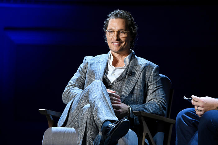 Matthew McConaughey speaks onstage at Carnegie Hall on Feb. 29, 2020 in New York City.