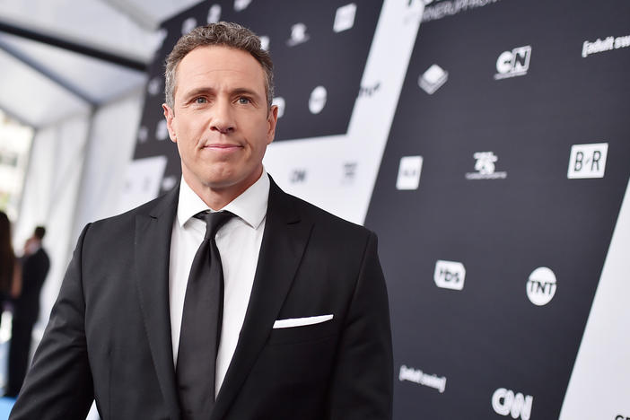 Chris Cuomo attends the Turner Upfront 2018 arrivals on the red carpet at The Theater at Madison Square Garden on May 16, 2018 in New York City.