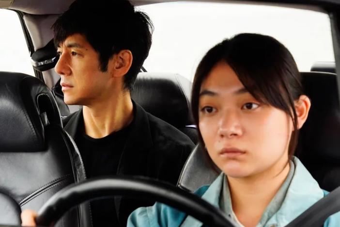 Misaki (Tôko Miura) is the personal driver to a grieving actor (Hidetoshi Nishijima) in  <em>Drive My Car.</em>