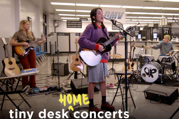 Olivia Rodrigo performs a Tiny Desk (home) concert.
