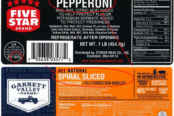 Michigan-based Alexander & Hornung is recalling 234,391 pounds of fully cooked ham and pepperoni products. The U.S. Department of Agriculture's Food Safety and Inspection Service is asking customers to throw the products away or return them to their place of purchase.