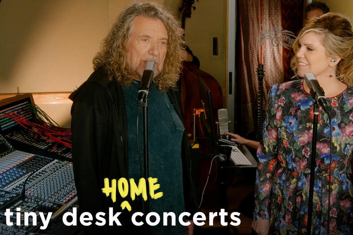 Robert Plant and Alison Krauss perform a Tiny Desk (home) concert.